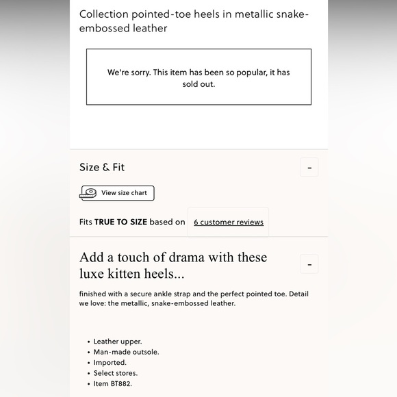 J Crew Collection pointed toe heels in Metallic snake-embossed leather BT882 NEW - Picture 3 of 9